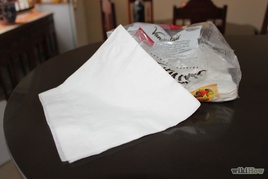 Get a Kleenex or paper towel.
